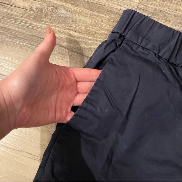 Navy Blue COS Cotton Shorts - Picture 3 of 6